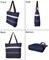 Shoulder Tote Bag Purse Top Handle Satchel Handbag For Women Work College Travel Business Shopping Casual (Blue) Upgraded
